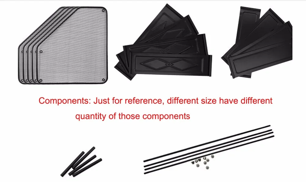 Metal Black Mesh Desk Detachable  File Organizer  3-tier Magazine  Holder Organizer Holder With 3 Compartments