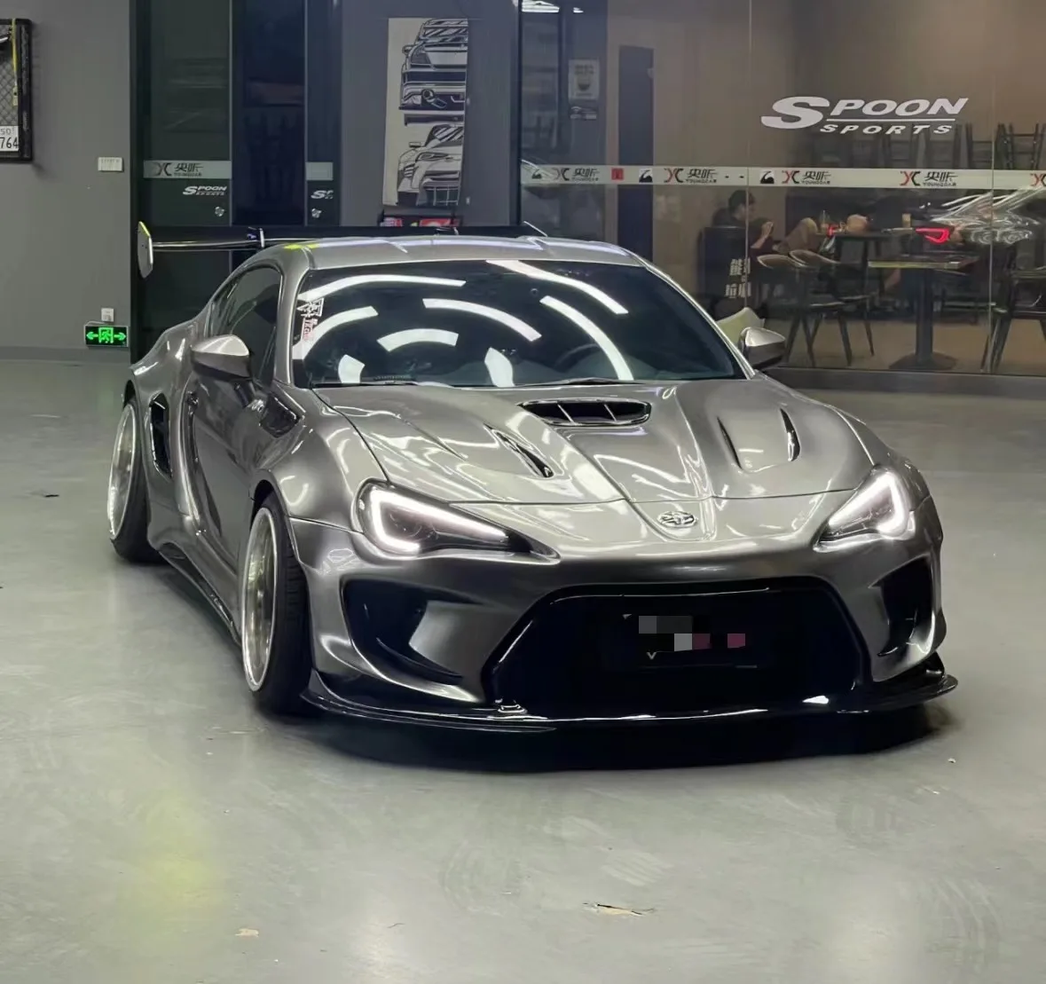 Robt Style Wide Body Kit  for Toyota Gt86 Subaru Bez 86 Brz Wide Front and Rear Bumpers Spoiler Hood
