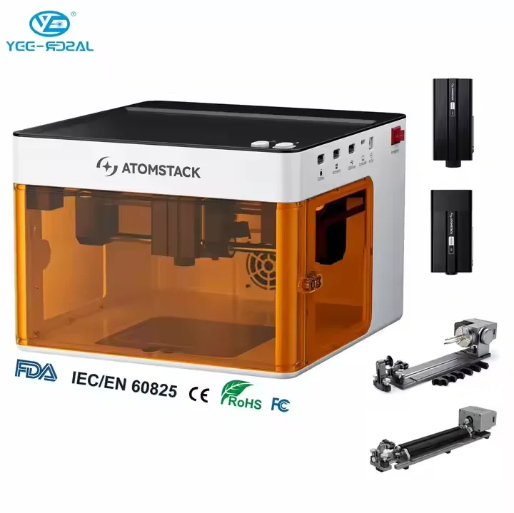 ATOMSTACK P1 5W+1.2Wデュアルレーザー彫刻機 小型 Amazon.com: ATOMSTACK P1 Dual Laser Engraver, 5W Diode, 1.2W