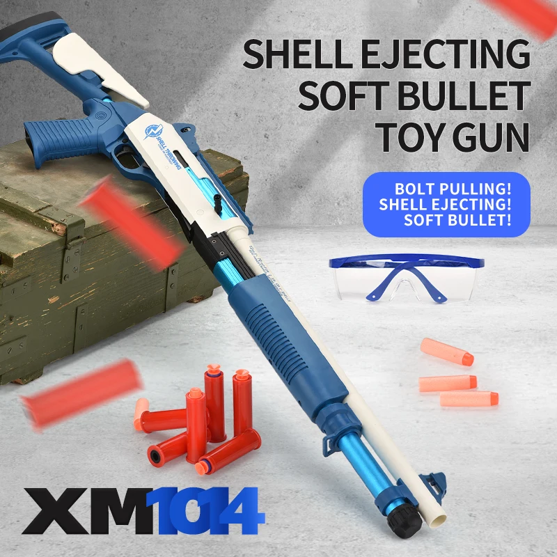 Manual Soft Bullet Rifle Toy Gun Airsoft Pneumatic Gun Weapon Pistol Armas for Kids Adults