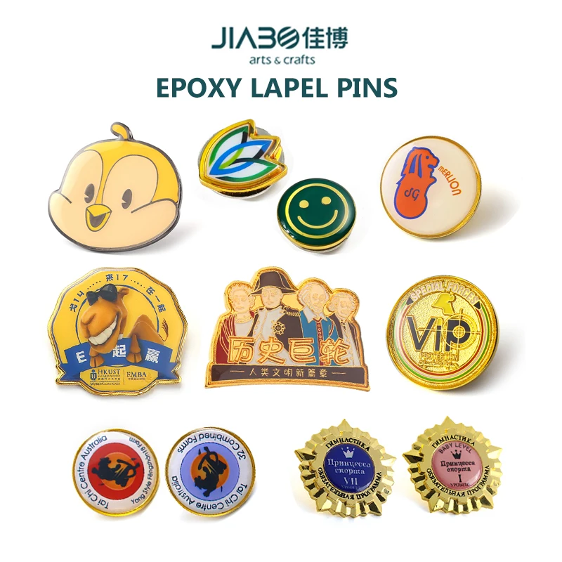 Manufacturer No Minimum Custom Logo Metal Lapel Pin Badge Hard Soft