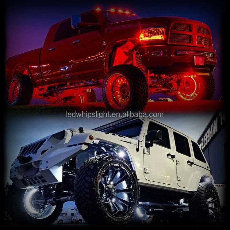 12 Inch Dancing Led Wheel Ring Light Kit Turn Signal Braking Reversing