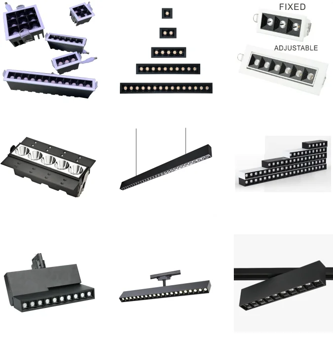 20w flat linear light