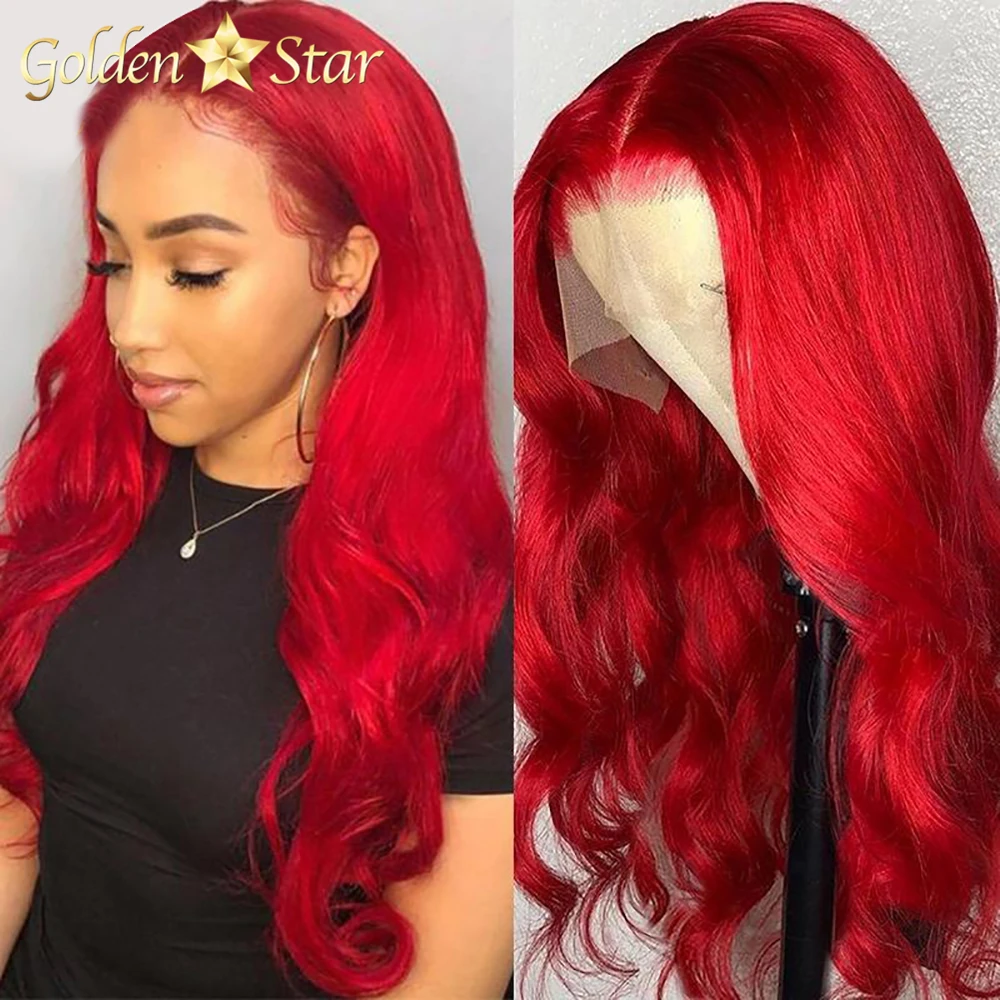 40 inch red wig