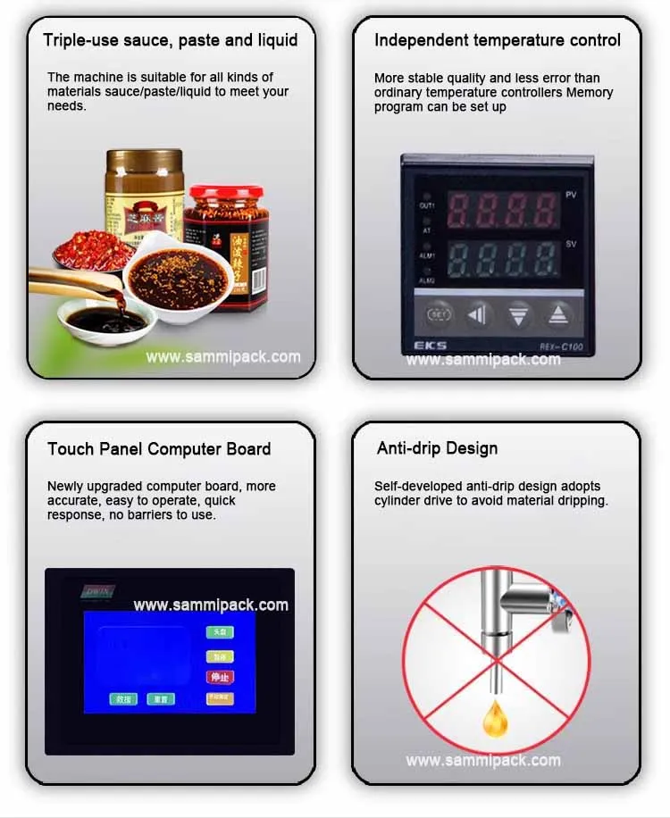 کیسه گوجه فرنگی پاست مایع کتشاپ پاست کیسه بسته بندی ماشین 4