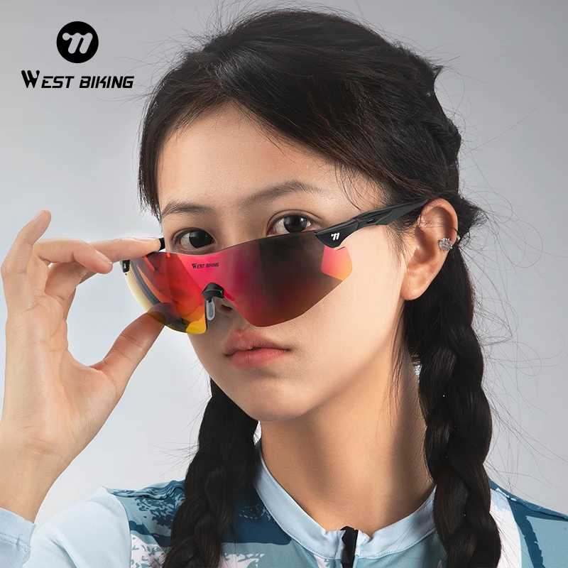 WEST BIKING Lightweight Cycling Glasses Outdoor Sports