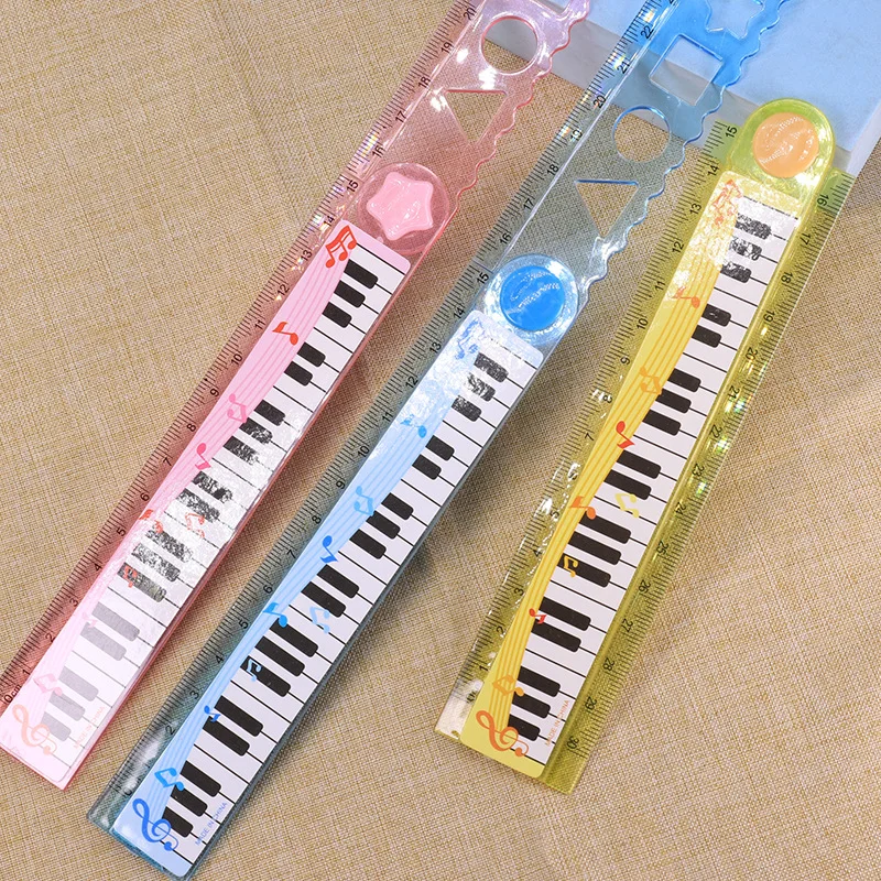 Flexible Clear Music Notes Ruler 30cm