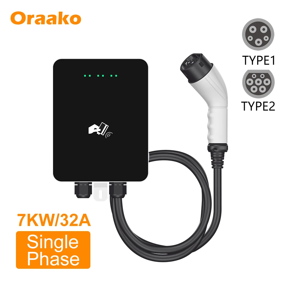 Emergency Stop Switch Ip66 Wall Mounted Fast Ev Charging Stations 11kw