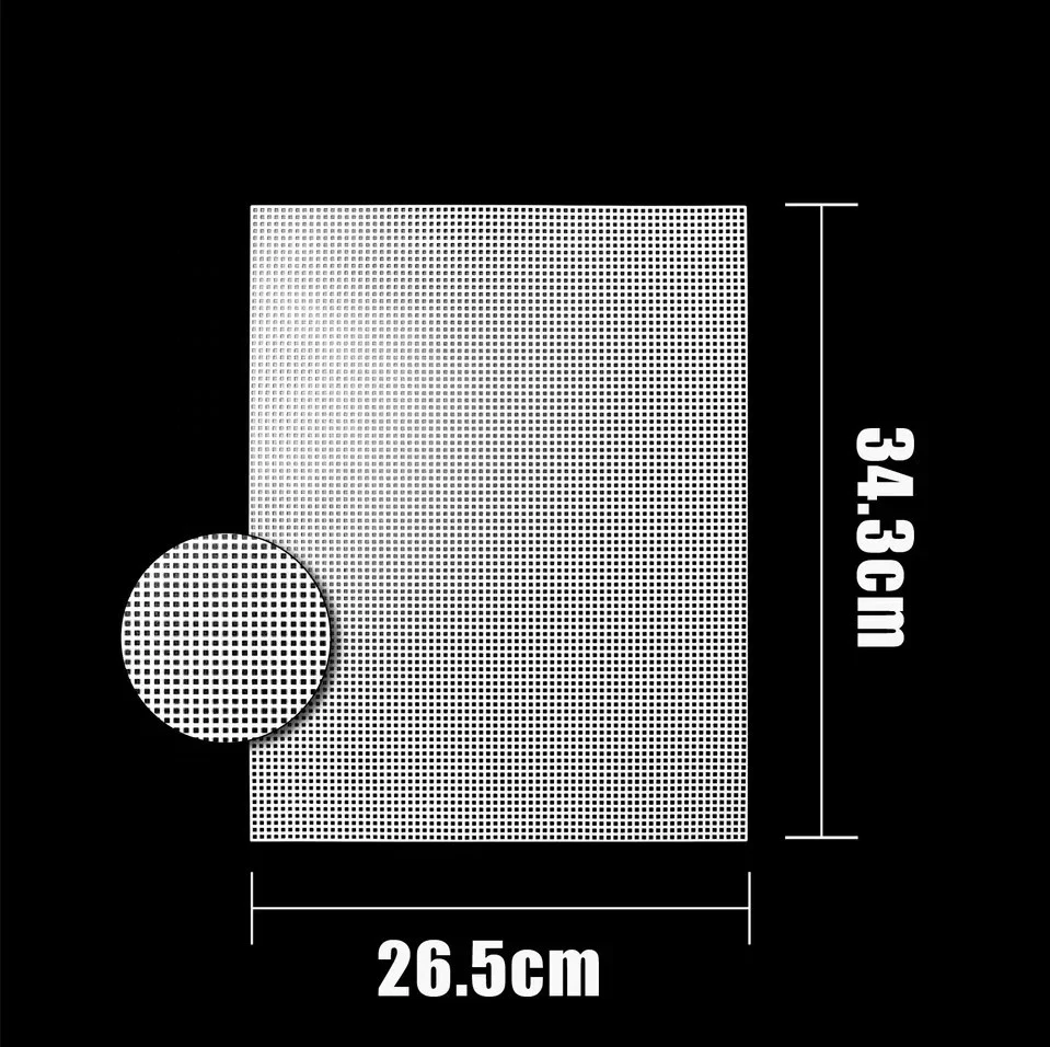 Оптовая продажа простых вырезанных пластиковых холщовых листов для вышивки крестиком рукоделия «сделай
