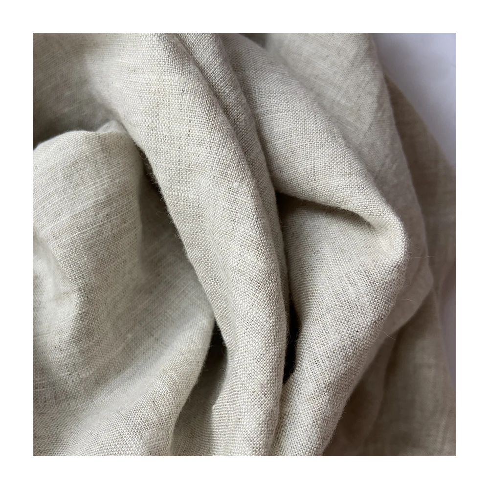 Lz Luxury Greige Organic Linen Fabric 100 Soft Wholesale Buy Organic