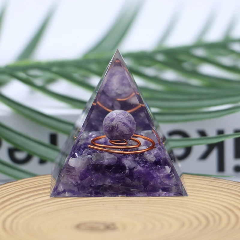 50mm Energy Generator Orgone Pyramid Crystal Gemstone Organite Pyramids ...