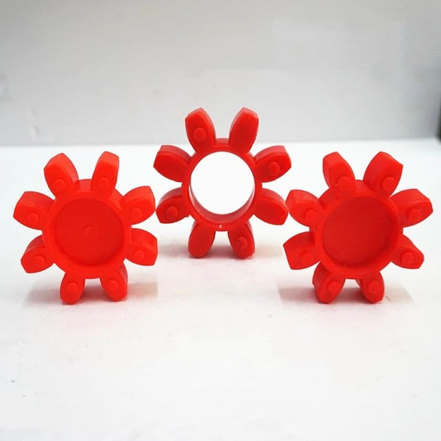 Solid Four-Corner Shock-Absorbing Elastic Hexagonal Plum Blossom Coupling Buffer Rubber Pad for Seals Four-Corner Solid Seals