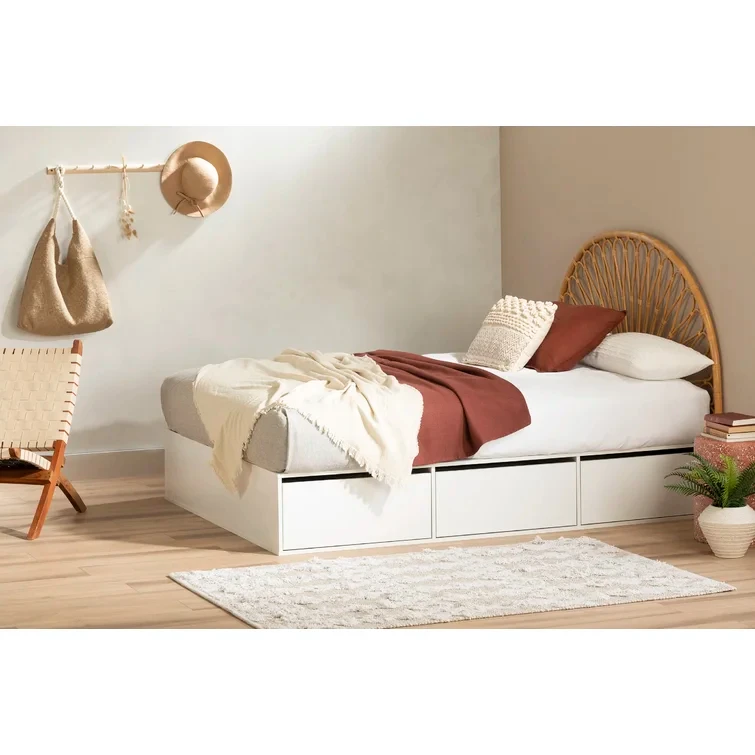 Floating Headboard Led Bed Set New Convertible Bi Cama Unique Merphy Bed Recamara Matrimonial Single Wooden