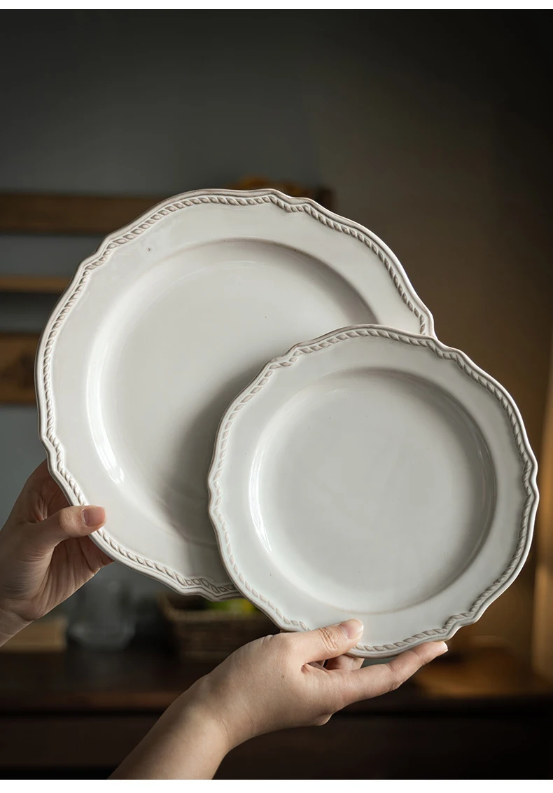 Sets Porcelain Ceramic Wedding Charger Plate Set Clay Ceramic Turkey ...