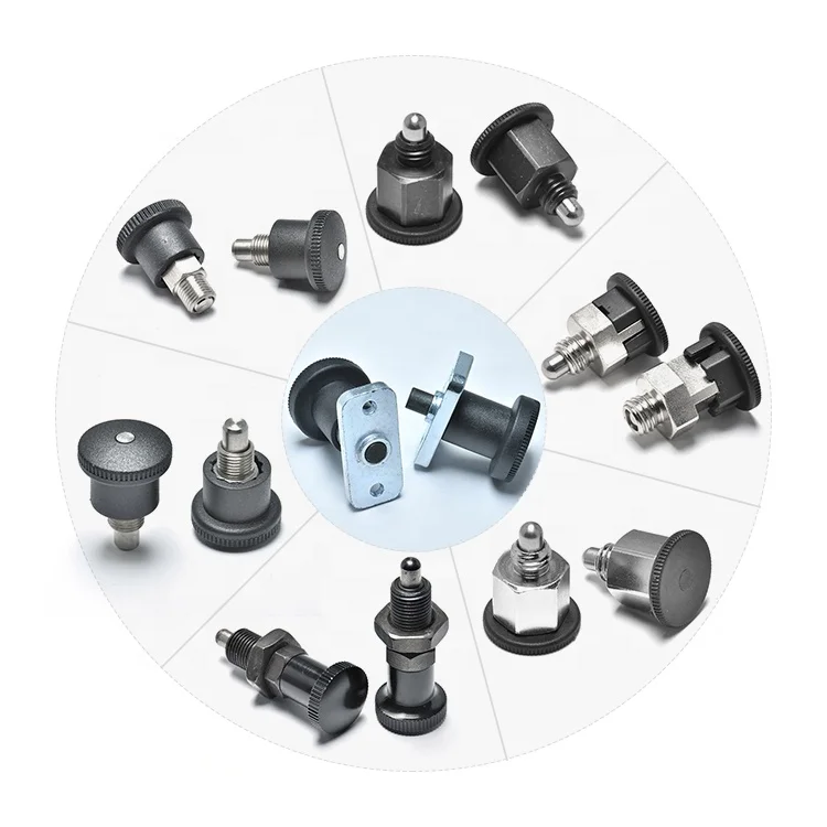 Spring Loaded Locking Pull Pin Latch Knob Index Plunger