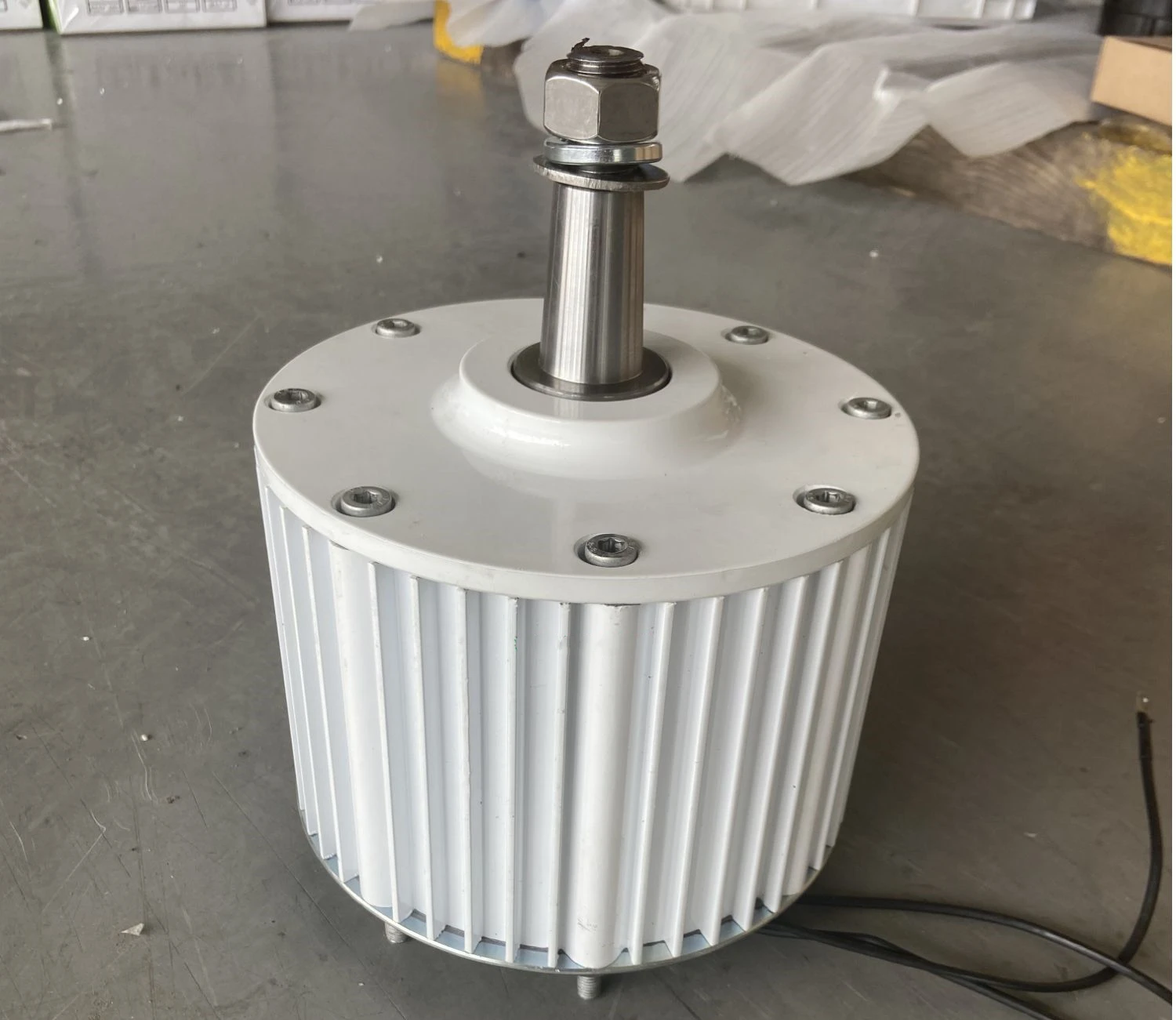 Factory Price Big Generator AC Alternators 1kw 5kw 10kw 24V 48V 220V Gearless Permanent Magnet Low RPM for Wind Water Turbine