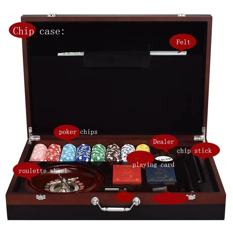 Blackjack Baccarat Game Roulette Wheel Set - Premium Poker Play