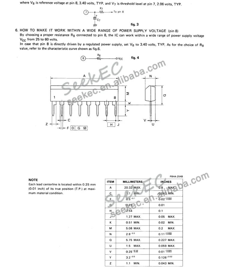 人気定番の IC ZIP-8 UPC1237HA Chip Circuit Protection Speaker for トランシーバー