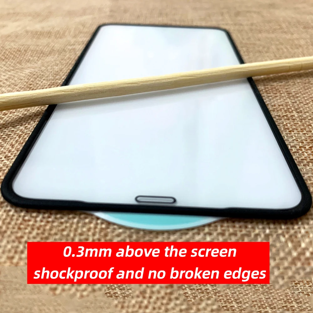 Screen Protector HD Silicone Edge Tempered Glass for iPhone 16 15 Pro Max 14 13 12 11 Rubber Screen Protector