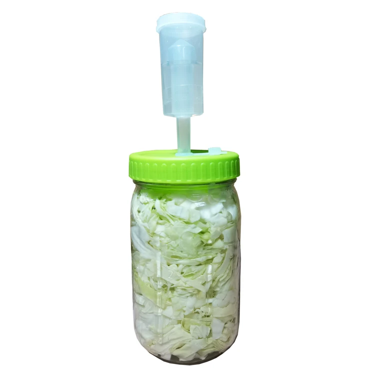 発酵蓋、広口メイソンジャー用発酵キット、エアロック付きプラスチック