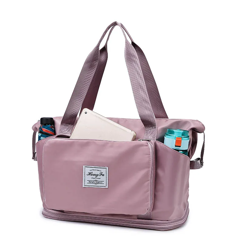 Double Layer Expandable Waterproof Dry Wet Separation Weekender ...