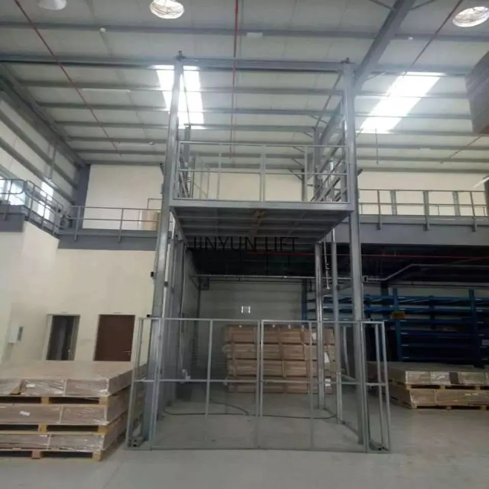 Warehouse Lifts Elevators Freight Elevator Fixed Lift Table Vertical Hydraulic Cargo Lift Elevator for Goods
