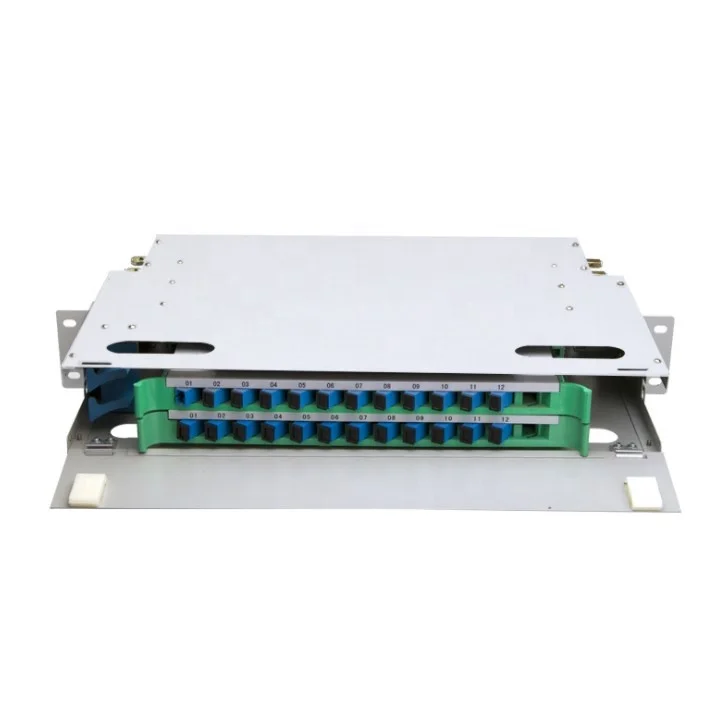 Optical Fiber Distribution Frame ODF Unit Box Use for Standard 19 Inch Distribution Cabinet