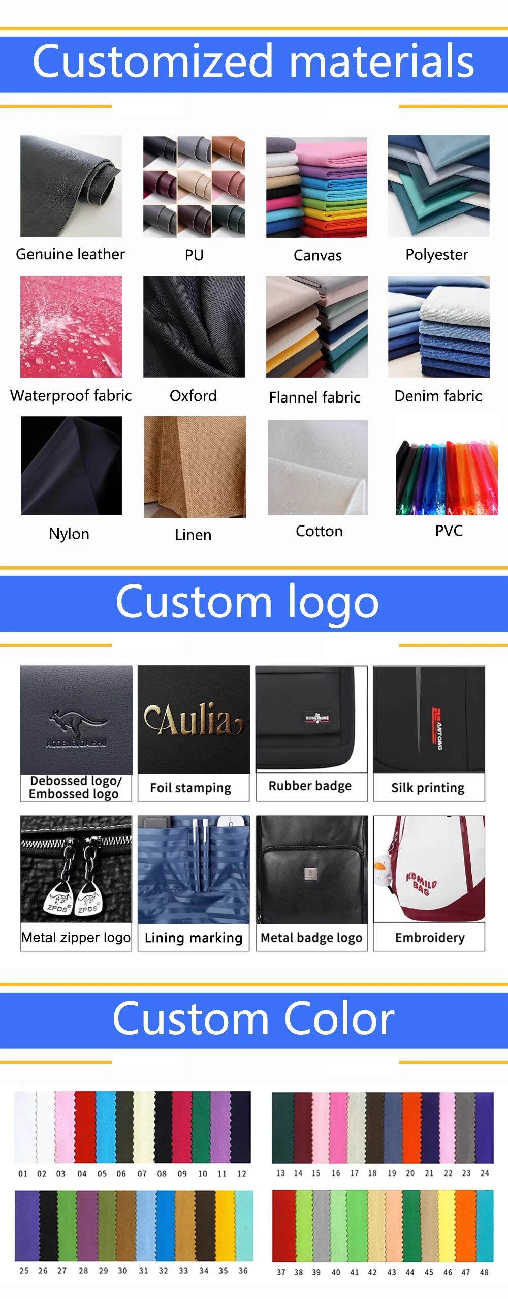 Custom Logo Pure Cowhide Laptop Back Pack Bag With Usb Charging Port