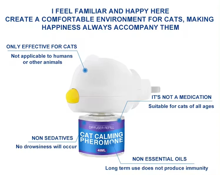 Picture of Safe Pet Calming Pheromone Diffuser For Cats And Dogs Anxiety Control ...