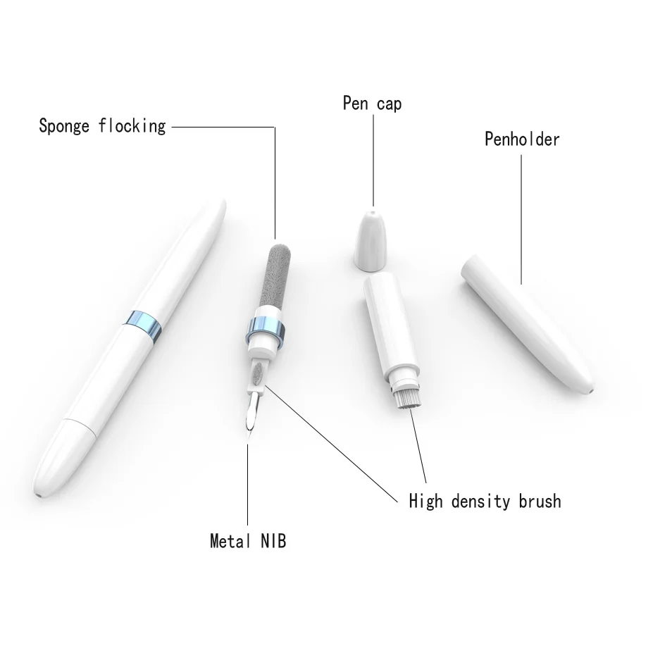 Hot Sale Multi-Function Cleaner Kit Soft Brush Tool Anti-clogging Earphone Earbuds Computer Cleaning Pen