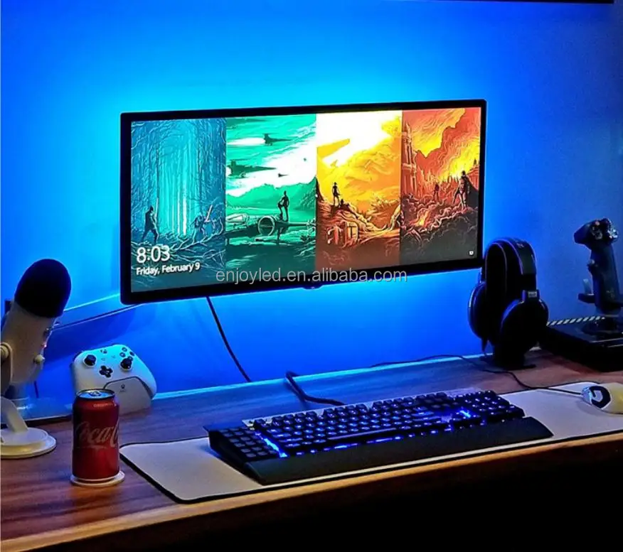 44key bluetooth APP USB Light strings for TV 5V 1m2m3m4m5m10m15m20m30m40m