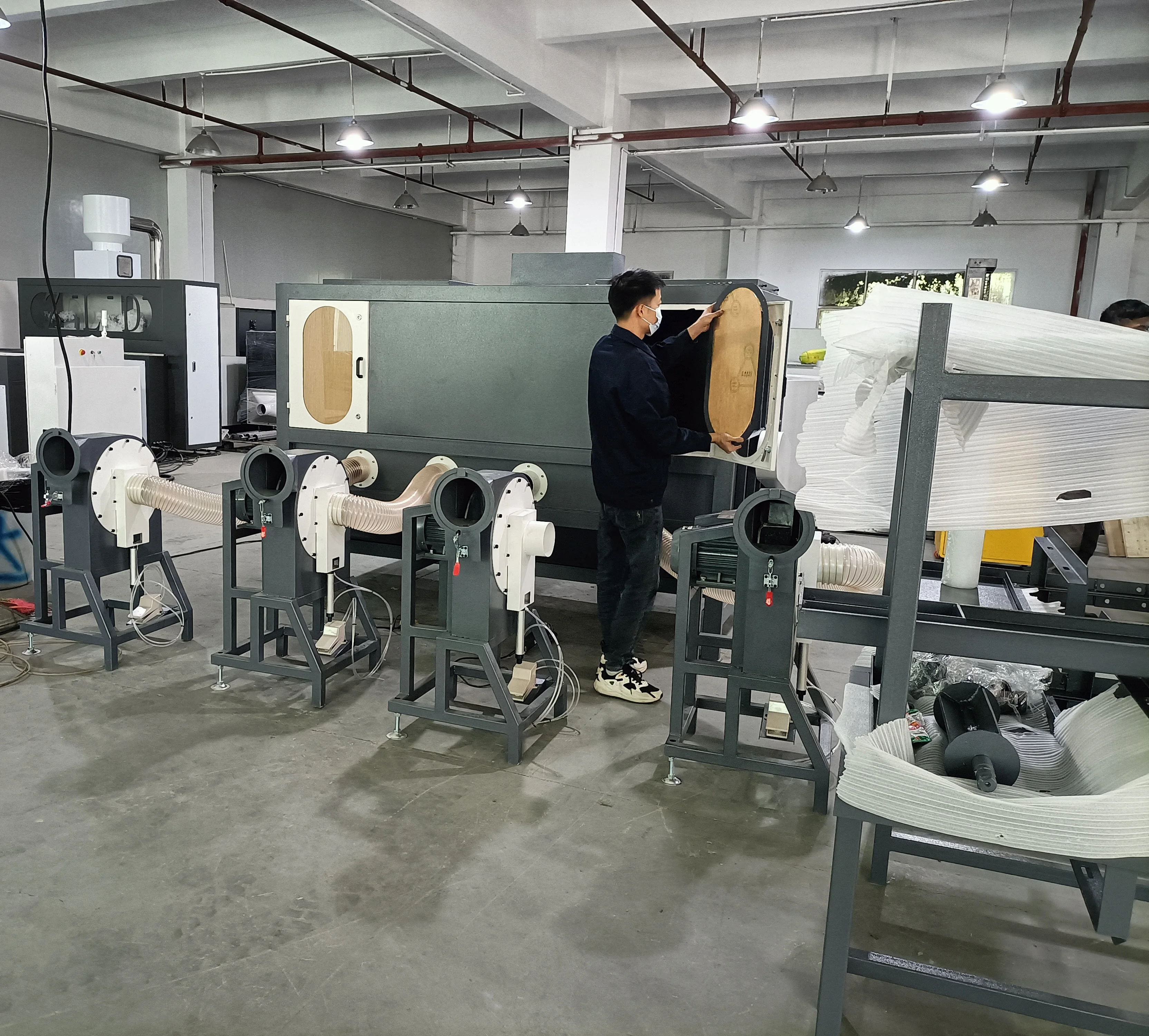 Textile Fiber Mixing Mixer Machine Fiber Blend Machine Material Mix