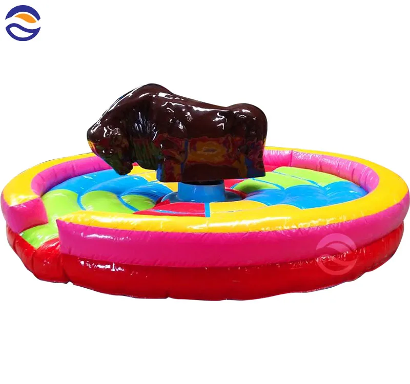 Cheap price Commercial Kids Adult Inflatable Mechanical Games Rodeo Ride Bull For Sale
