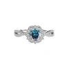 1 carat seven color blue