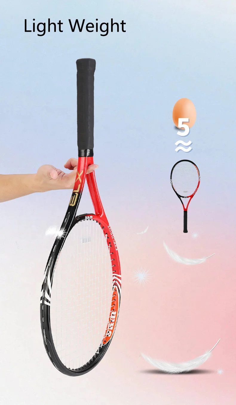 Hot Sale Pop Tennis Racket Carbon Raquette De Tennis Racquet for Adult Training Outdoor Indoor Paddle Tennis Racket supplier