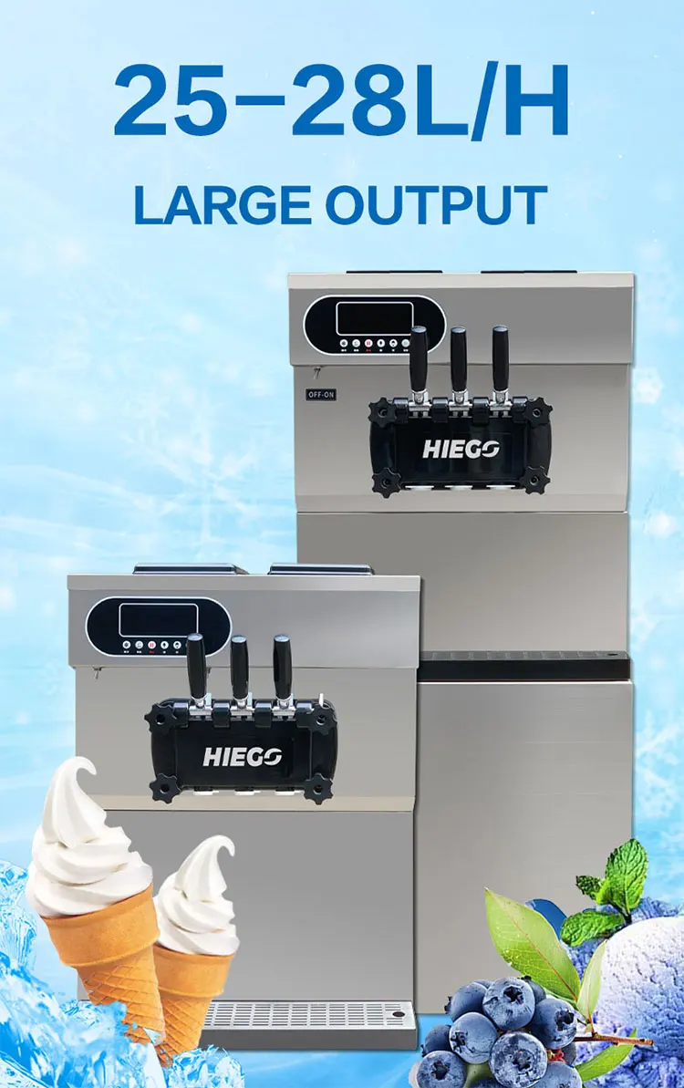Italian Ice Cream Machine Commercial Soft Ice Cream Maker Manufacturer