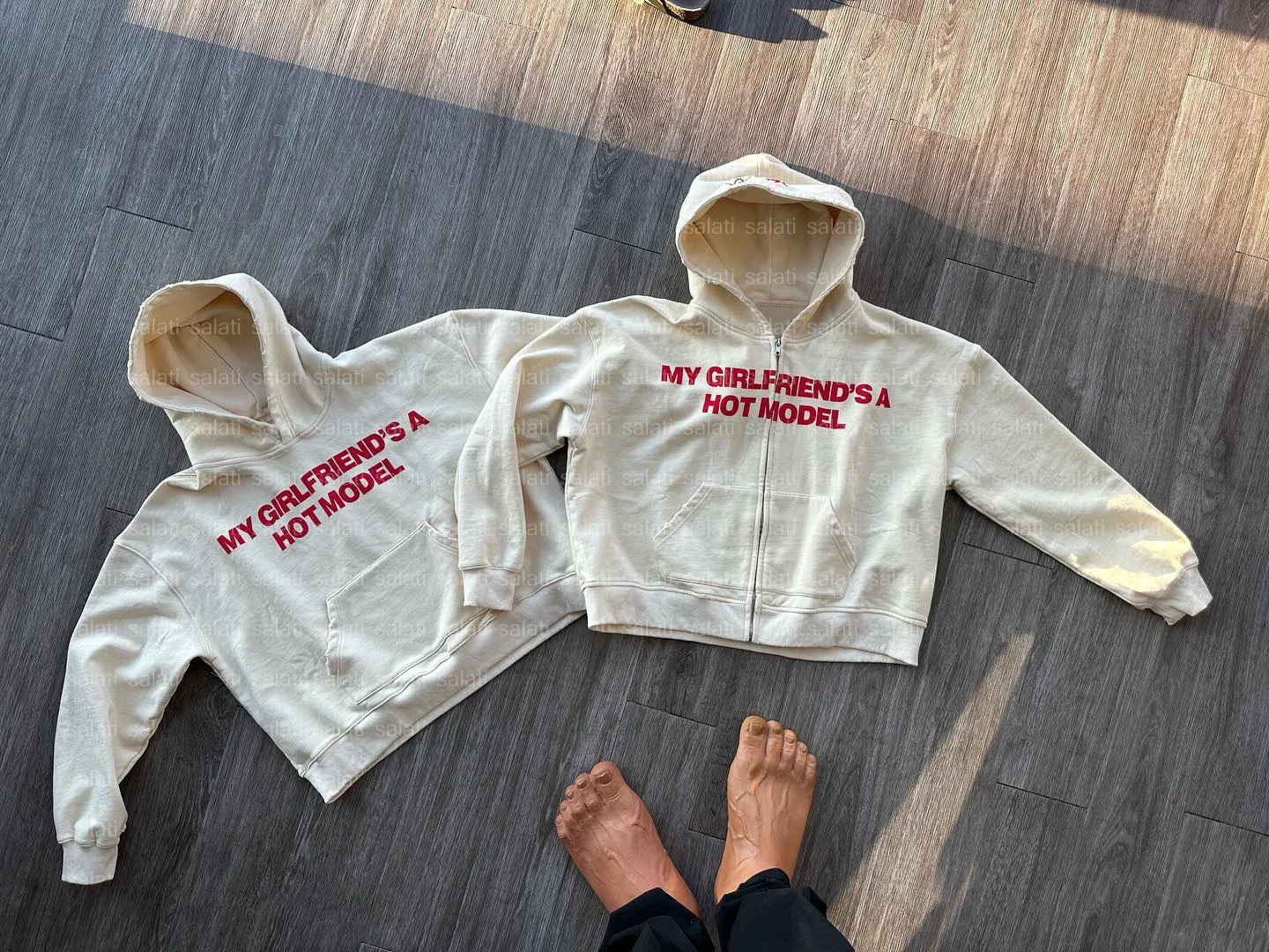 Custom Y2K Distressed Hoddies Jacket 100% Cotton French Terry Screen Print Sun Faded Acid Wash Zip up Unisex Cropped Hoodies Men gallery 10