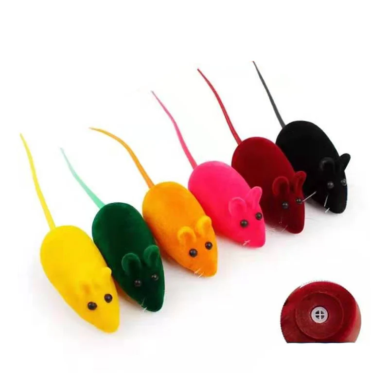 interactive mouse pounce cat toy