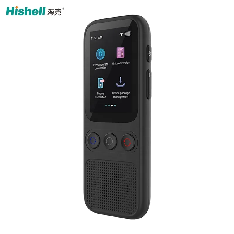 Smart Voice Translator Chat GPT Languages Translation Offline Instant Pocket Translate Machine for Travel Business