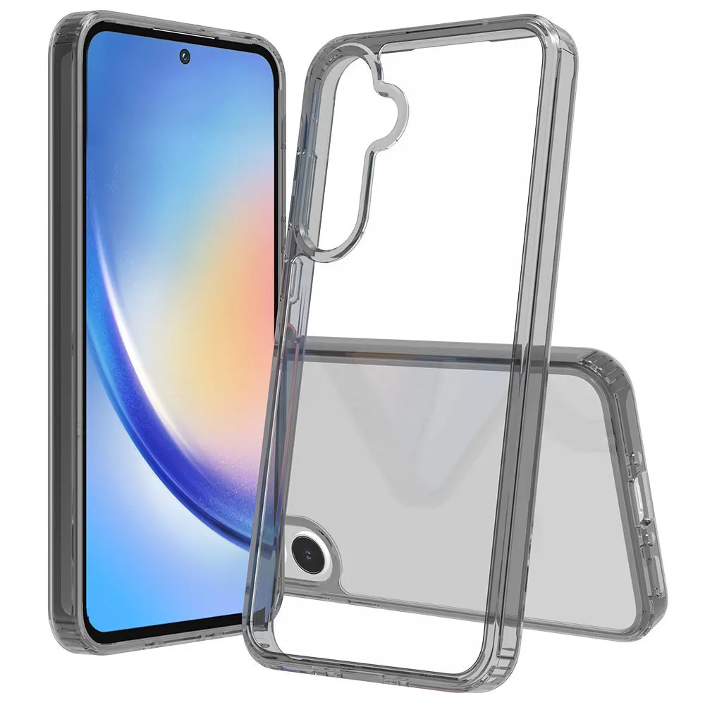 2 In 1 Transparent Phone Case For Samsung Galaxy A35 5G Drop Proof Cases Luxury Design Anti Scratch Clear Tpu Pc Sjk312 manufacture