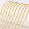 Water wave chain 1.7mm-Gold