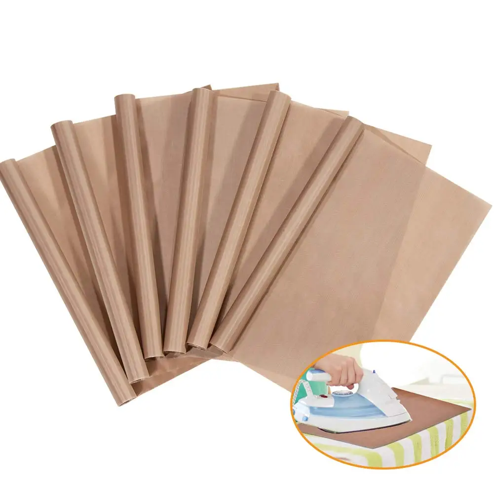 Reusable heat resistant PTFE sheet for heat press ironing 1000 uses
