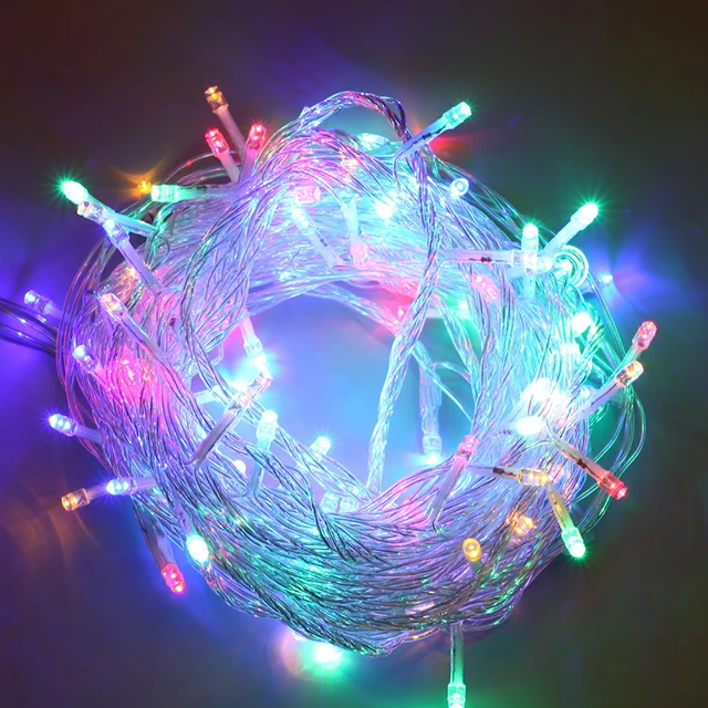 Holiday Lighting LED String Lights With Multiple Colors for Party Decoration Fairy Lights