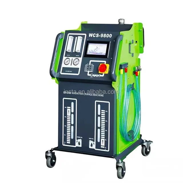 WCS-9800 Water Cooling System Radiator Fluid Exchange and cleaning Machine high quality radiator cooling system cleaning machine