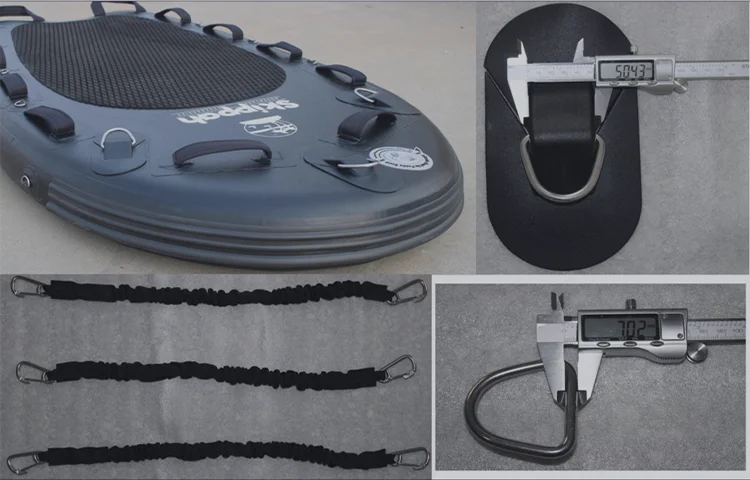 Large Inflatable Water Rescue Sled Floating Mat, Surfing Board, Inflatable Jet Ski Rush Wave Can Folding