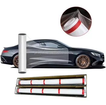 Ultra Glossy Anti Scratch Transparent 1.52*15m Roll Softer Backing Car Ppf Film Wet Paste Vinyl Wholesale Paint protection Film