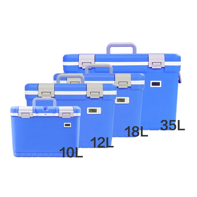 10L/12L/18L/35L Medical Refrigerator Ice Cooler Box  Laboratory Freezer Medical Vaccine Carrier