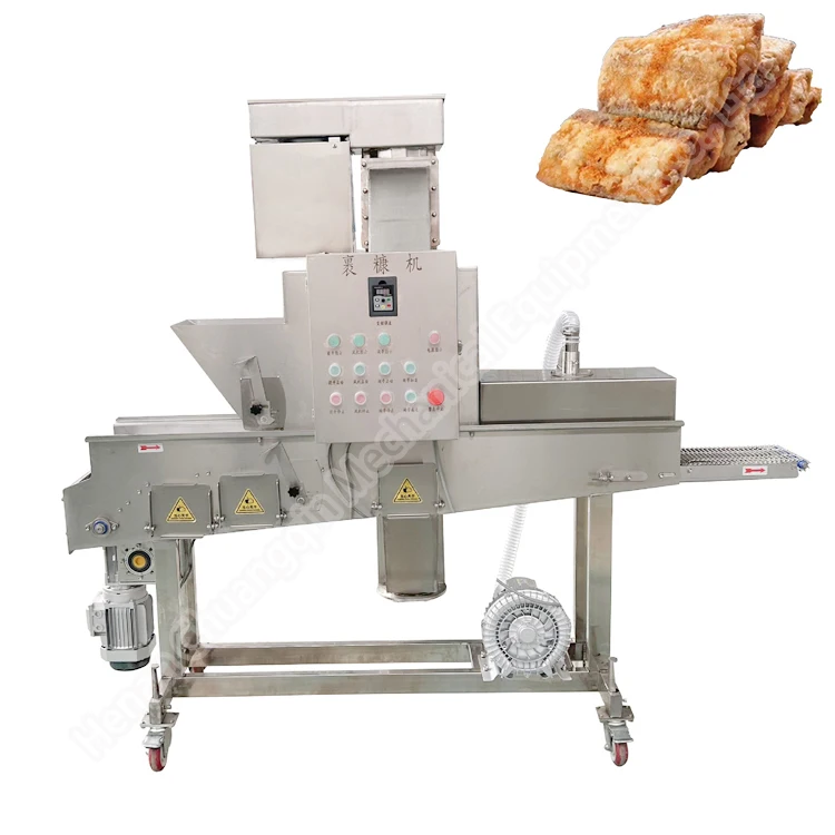 Bread Crumb Battering And Breading Cutlet Crumbs Coating Machine For