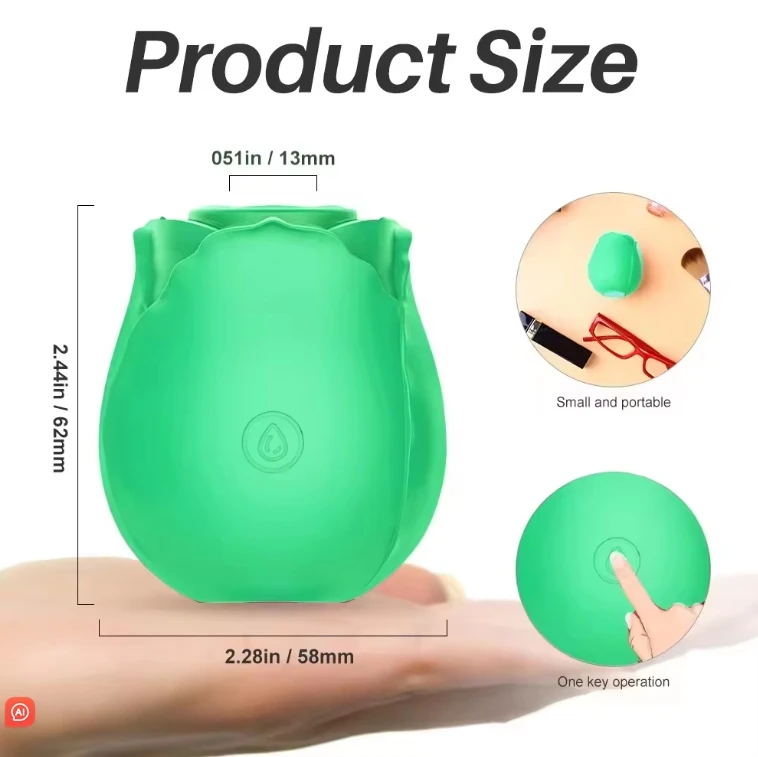 10 Modes Rose Vibrator Usa Gift Rose Vibrator Usb Charging Rose Toy  Intimate Rose Vibrating Wand Rose Vibrator Glow in the Dark