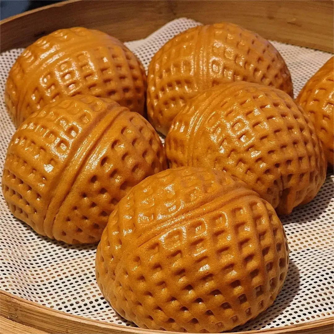 Chinese Snacks Dim Sum Sweet Food Frozen Steam Walnut Bun Pau With Jujube Halal Food